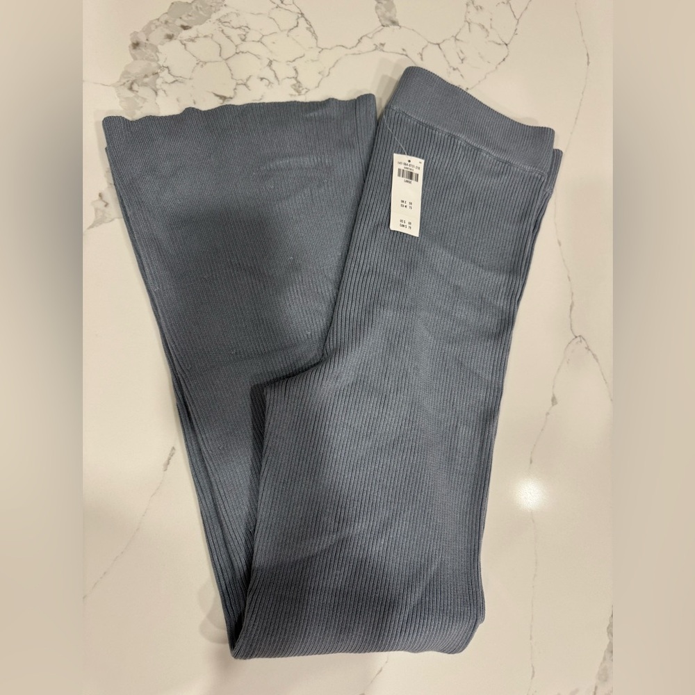 Abercrombie ribbed lounge pants-sky blue NWT